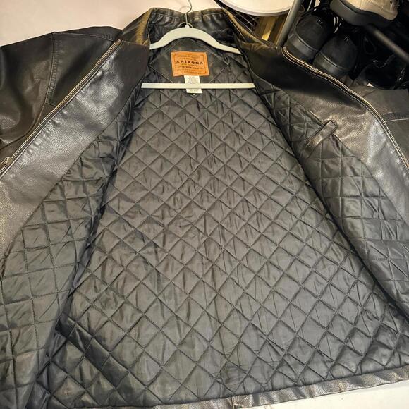 Vintage distressed retro oversized jacket in black size XL - Picture 8 of 8